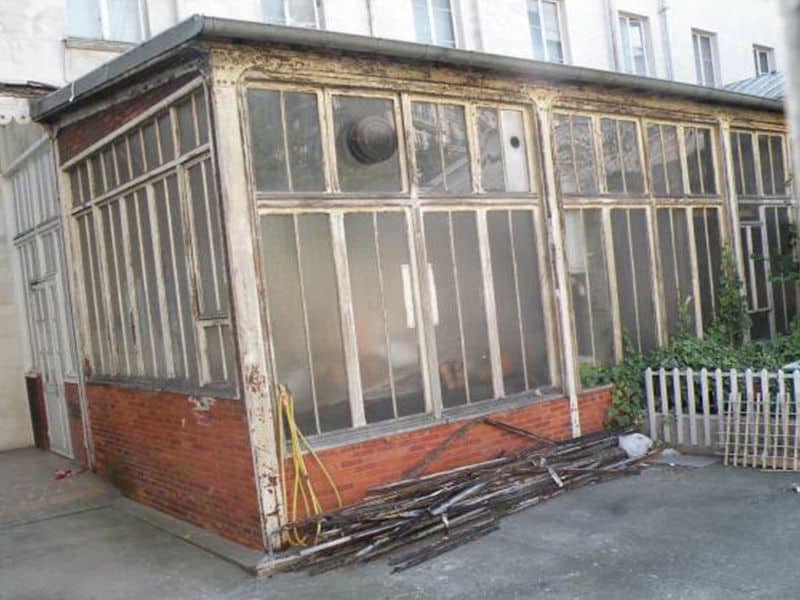 Depose ancienne veranda sans soucis de conservation